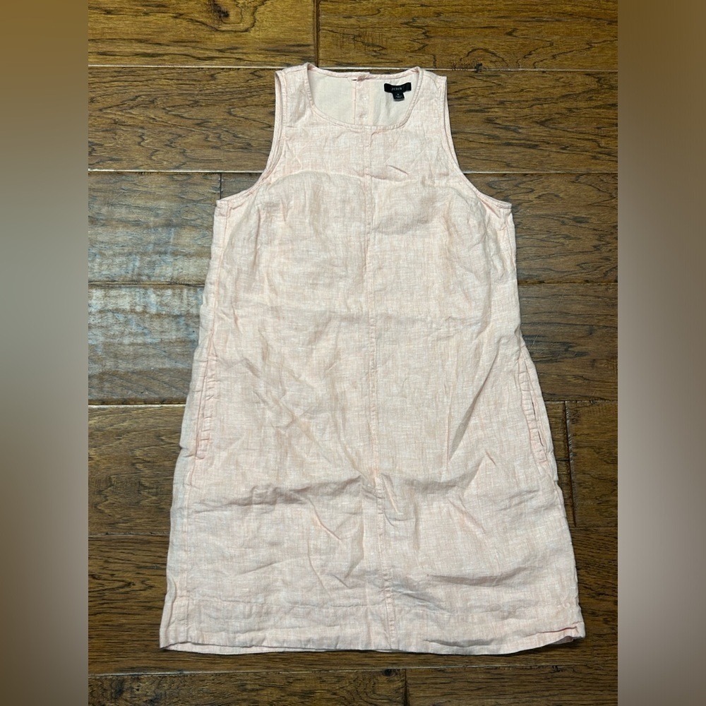 J crew women’s linen tank dress - Picture 2 of 9